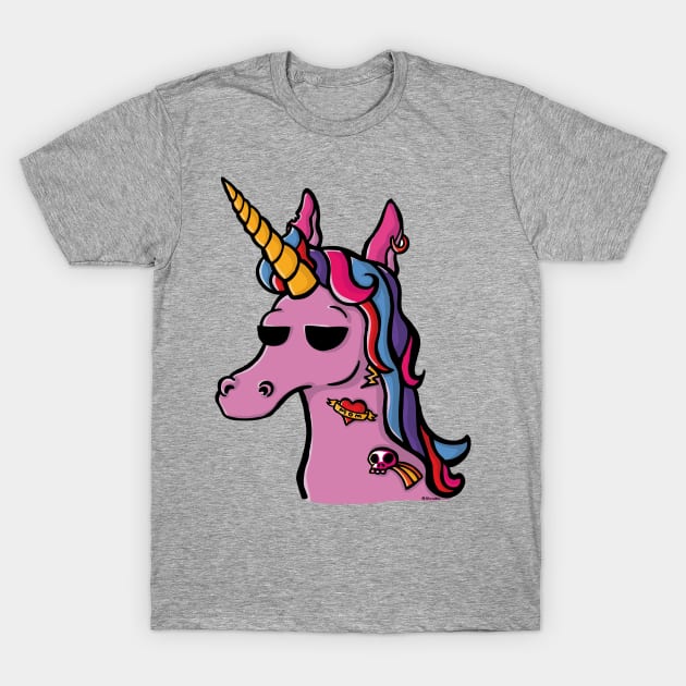 Badass unicorn! T-Shirt by Shroomin96